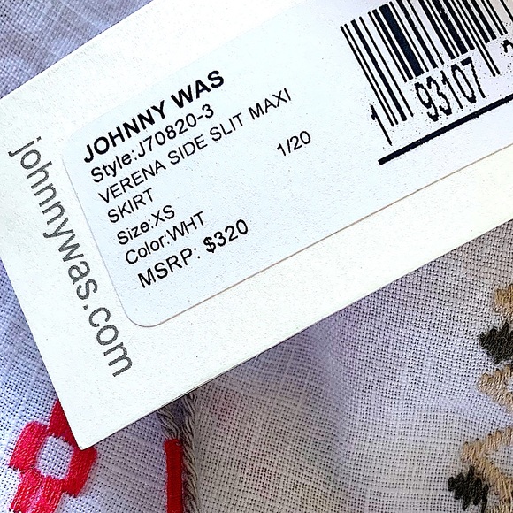 💔SOLD💔 LAST ONE Johnny Was Maxi Skirt XS NWT - No offers. Final Price. - Picture 11 of 13